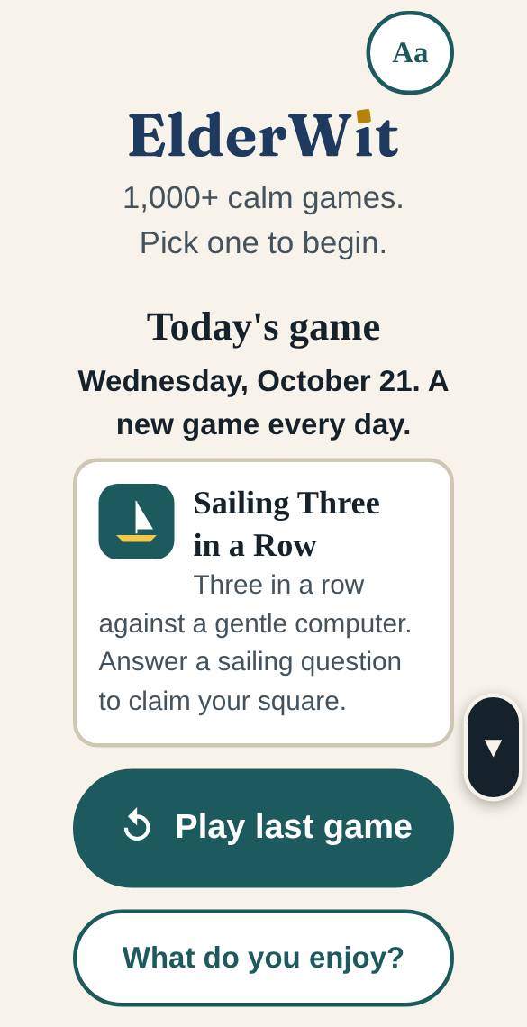 A screen from Photo game